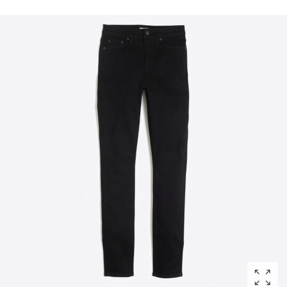 J. Crew Factory Black Highrise Skinny Jeans
